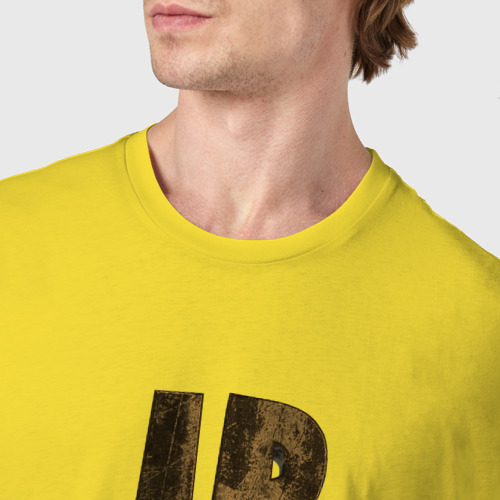 Мужская футболка хлопок IP Man , цвет желтый - фото 6