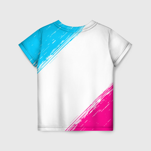 Детская футболка 3D AC Milan neon gradient style, цвет 3D печать - фото 2