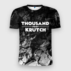 Мужская футболка 3D Slim Thousand Foot Krutch black graphite