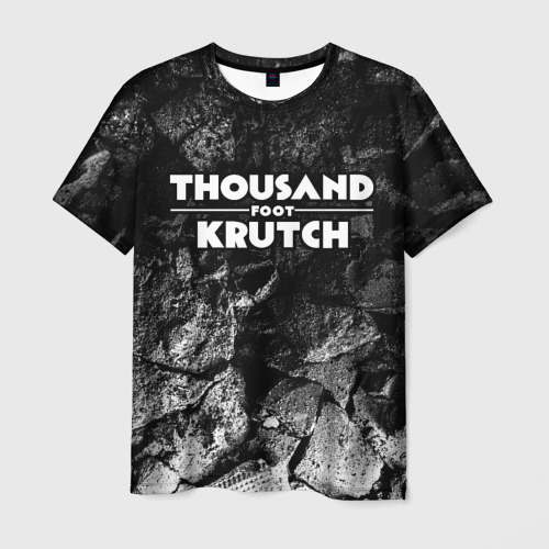 Мужская футболка 3D Thousand Foot Krutch black graphite, цвет 3D печать