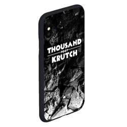 Чехол для iPhone XS Max матовый Thousand Foot Krutch black graphite - фото 2