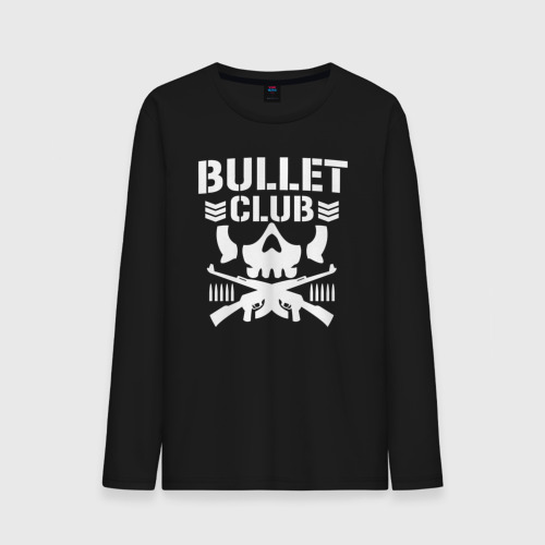 Мужской лонгслив хлопок Bullet Club, цвет черный