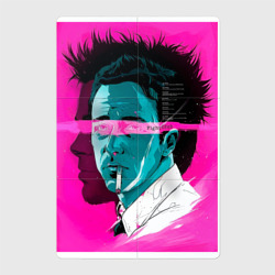 Магнитный плакат 2Х3 Fight club pink poster 