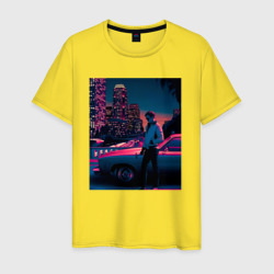 Мужская футболка хлопок Drive poster