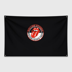 Флаг-баннер Rolling Stones Established 1962 group