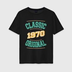 Женская футболка хлопок Oversize 1970 классика