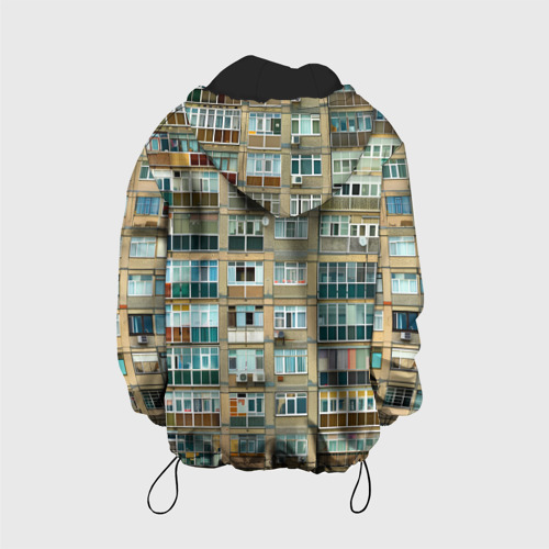 Детская куртка 3D Панельный дом, цвет черный - фото 2
