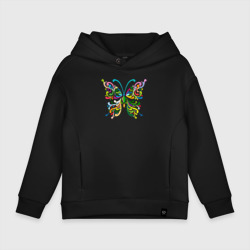 Детское худи Oversize хлопок Color butterfly