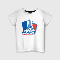 Детская футболка хлопок France