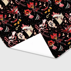 Бумага для упаковки 3D Паттерн с персонажами Отель Хазбин - фото 2