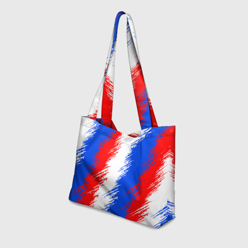 Пляжная сумка 3D Триколор штрихи красок - фото 3