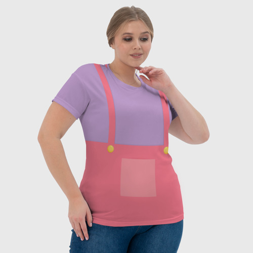 Женская футболка 3D с принтом Костюм Джекса удивительный цифровой цирк, фото #4