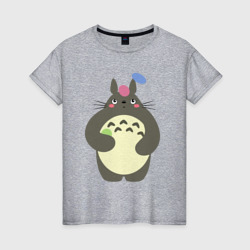 Женская футболка хлопок Totoro game