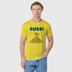 Мужская футболка хлопок Гусси - два гуся - фото 2