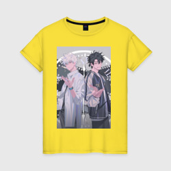 Гуан Лу Сяоши  – Женская футболка хлопок с принтом купить со скидкой в -20%