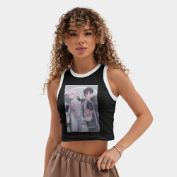 Женская укороченная майка-топ хлопок Гуан Лу Сяоши - фото 2