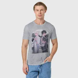 Мужская футболка хлопок Гуан Лу Сяоши  - фото 2