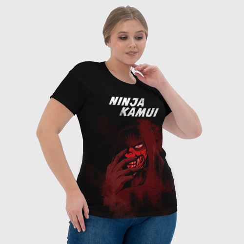 Женская футболка 3D Хитан - Ниндзя Камуи, цвет 3D печать - фото 6