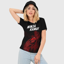 Женская футболка 3D Slim Хитан - Ниндзя Камуи - фото 2