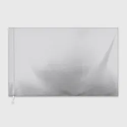 Флаг 3D Однотонный  облачный светло-серый цвет