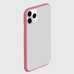 Чехол для iPhone 11 Pro матовый Однотонный  облачный светло-серый цвет - фото 2