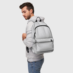 Рюкзак 3D Однотонный  облачный светло-серый цвет - фото 2