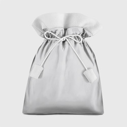 Подарочный 3D мешок Однотонный  облачный светло-серый цвет