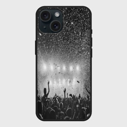 Чехол силиконовый для Apple iPhone 15 матовый Rave Culture