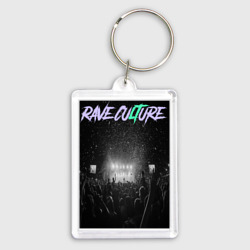 Брелок прямоугольный 35*50 Rave Culture