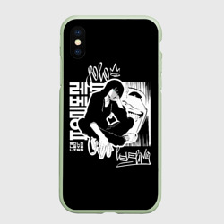 Чехол для iPhone XS Max матовый Solo leveling Street style