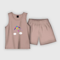 Детская пижама с шортами хлопок Воздушный змей