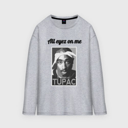 Мужской лонгслив oversize хлопок 2pac Art All eayz on me