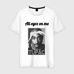 2pac Art All eayz on me – Мужская футболка хлопок с принтом купить со скидкой в -20%