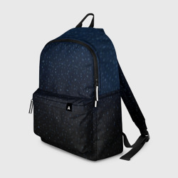 Рюкзак 3D Абстрактный сине-чёрный ночной