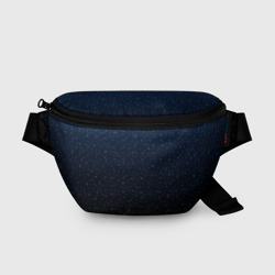 Поясная сумка 3D Абстрактный сине-чёрный ночной