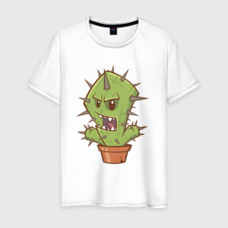 Мужская футболка хлопок Злой кактус