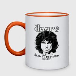 Кружка двухцветная The Doors Jim Morrison