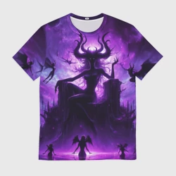 Мужская футболка 3D Бог удовольствий Слаанеш нейросеть