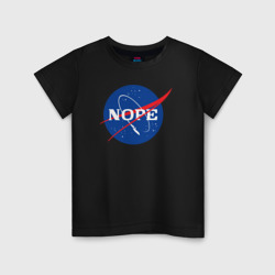 Детская футболка хлопок Nope NASA