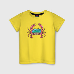Детская футболка хлопок Морской крабик