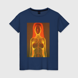 Женская футболка хлопок Рентген женщины