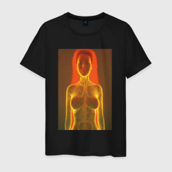 Мужская футболка хлопок Рентген женщины