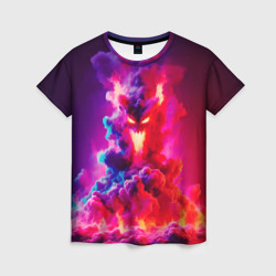 Демон дыма Энэнра – Женская футболка 3D с принтом купить со скидкой в -26%