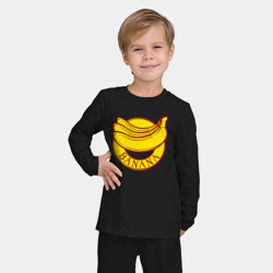 Детская пижама с лонгсливом хлопок Бананчики - фото 2