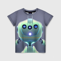 Робот человекоподобный – Детская футболка 3D с принтом купить со скидкой в -33%