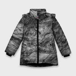 Текстура древесины – Зимняя куртка для девочек 3D с принтом купить
