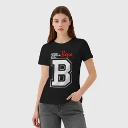 Женская футболка хлопок Вера - человек с большой буквы - фото 2