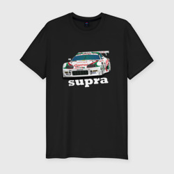 Мужская футболка хлопок Slim Toyota Supra Castrol 36