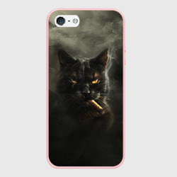 Чехол для iPhone 5/5S матовый Кот - Бегемот