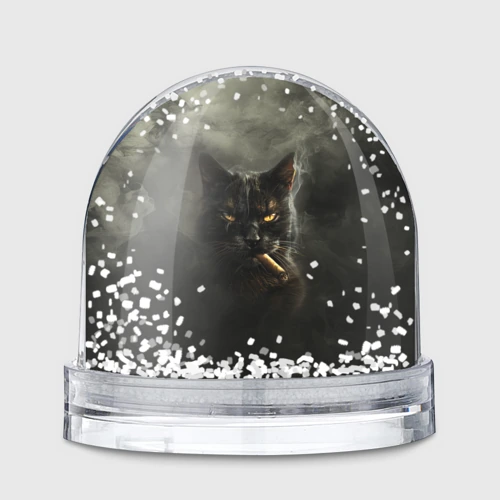 Игрушка Снежный шар Кот - Бегемот